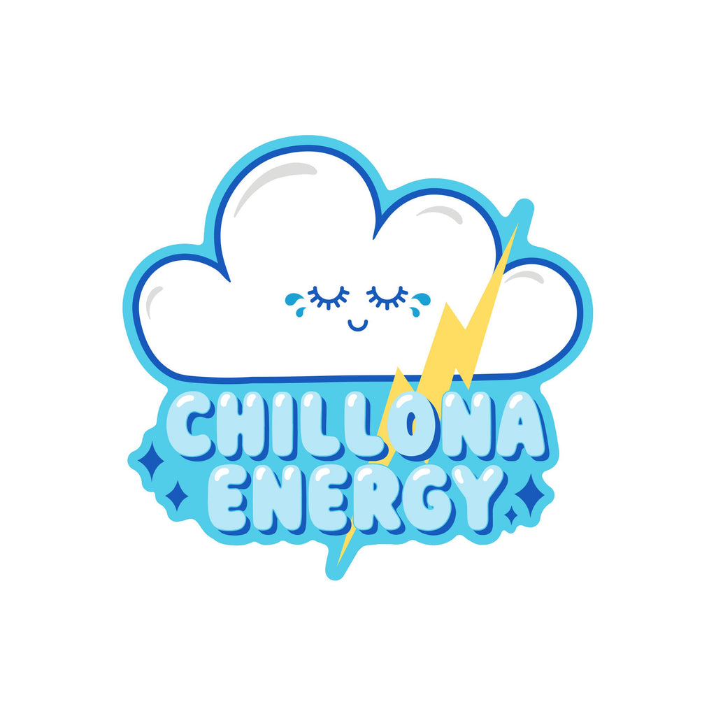 Chillona Energy Cloud Vinyl Sticker