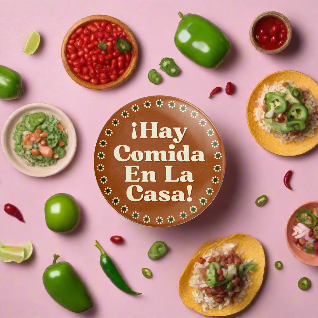Hay Comida En La Casa Pin-Back Button
