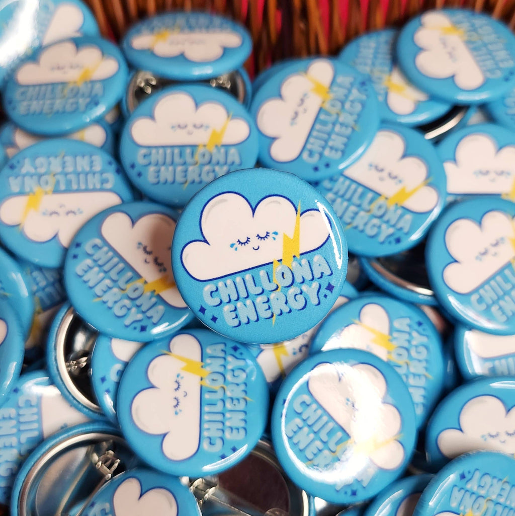 Chillona Energy Pin-Back Button