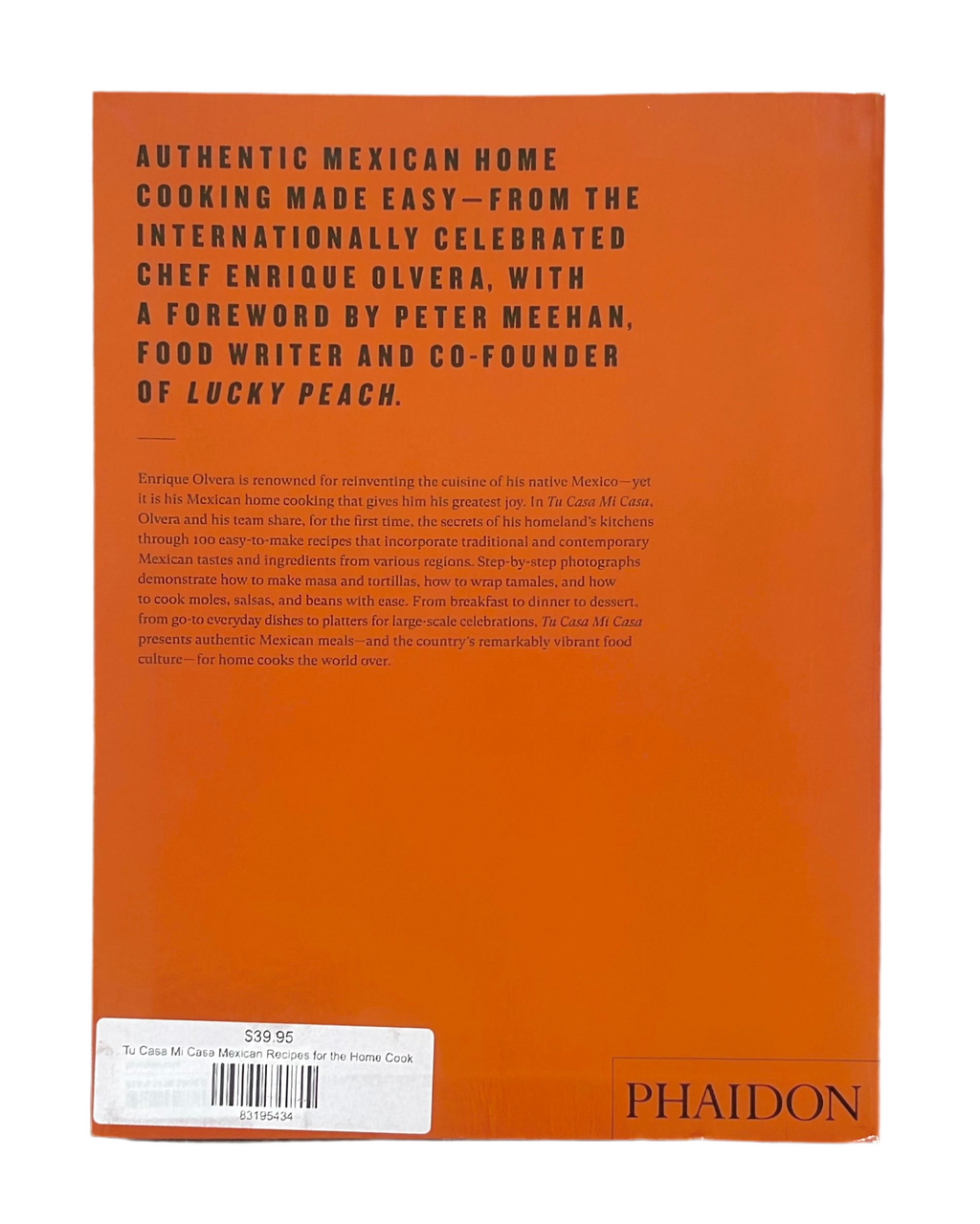 Tu Casa Mi Casa Cookbook