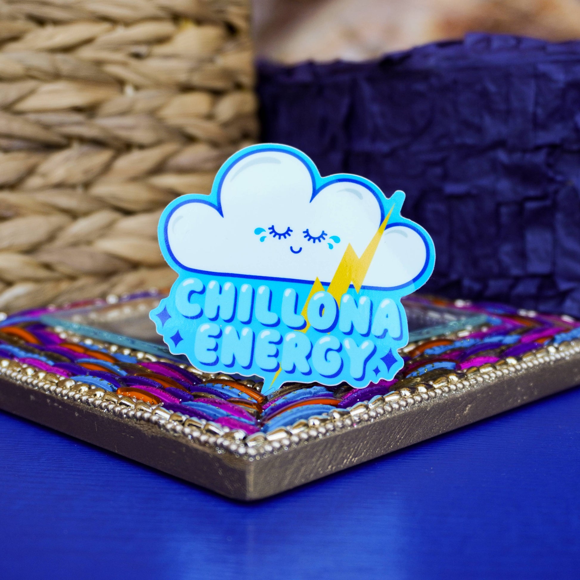 Chillona Energy Cloud Vinyl Sticker