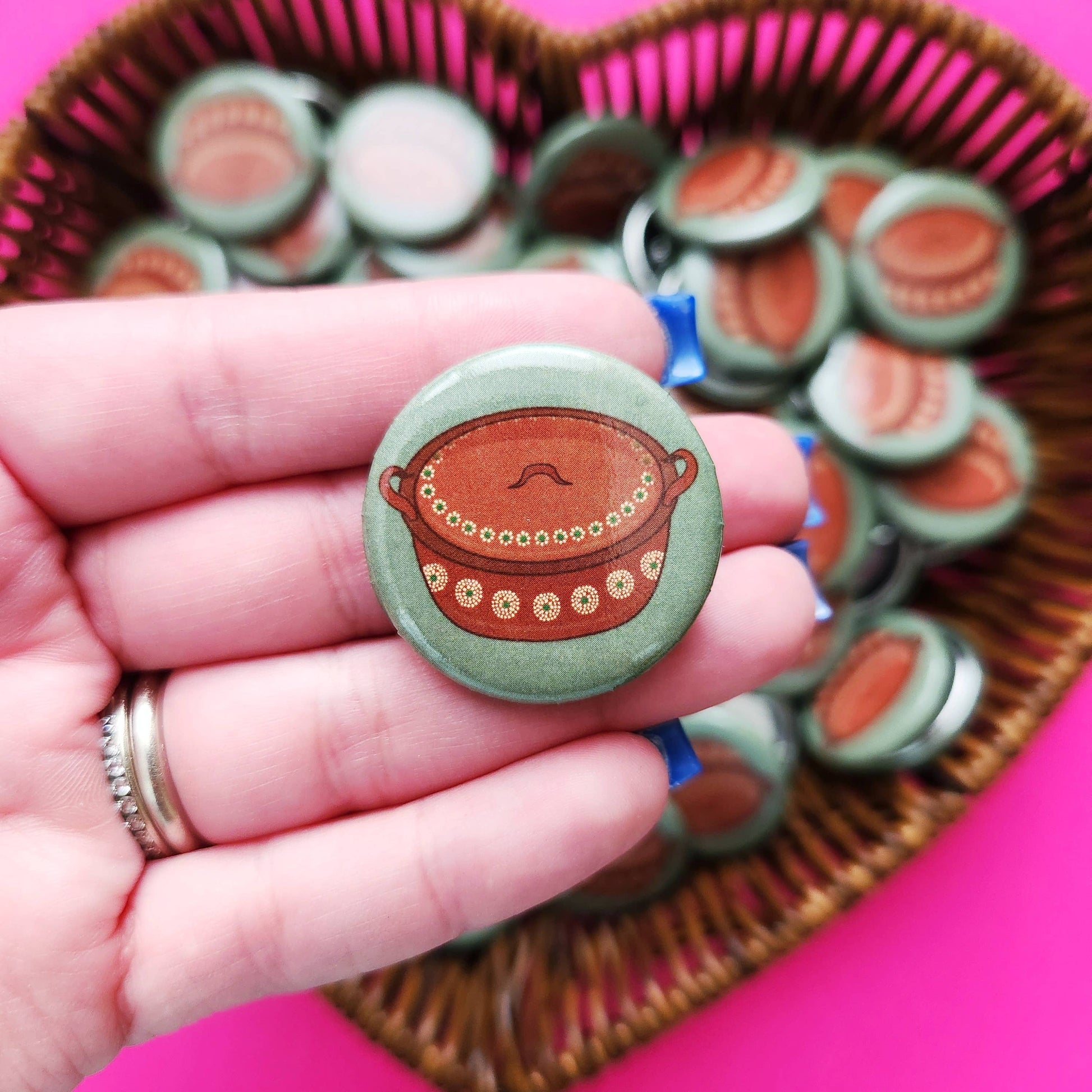 Señora Life Pin-Back Button