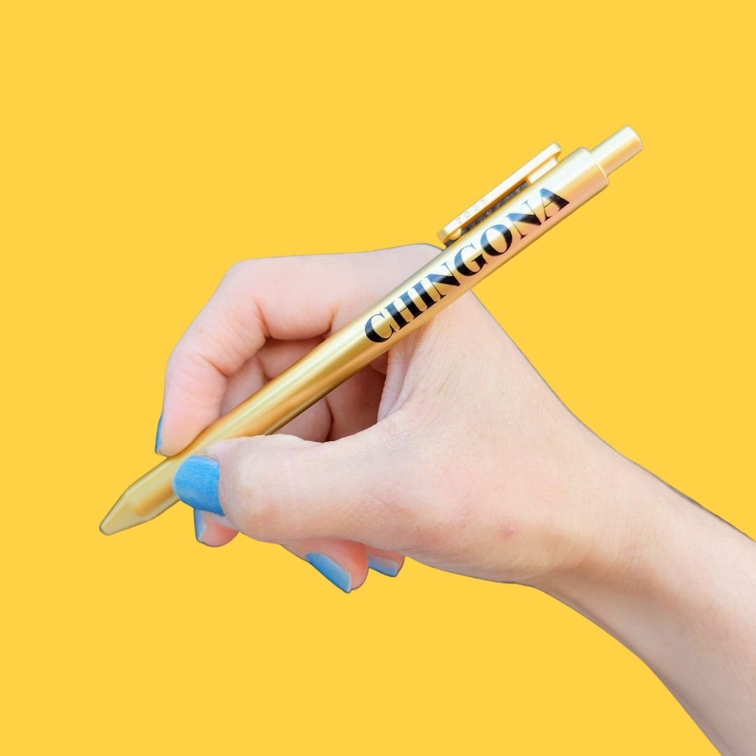 Chingona Black Ink Pen