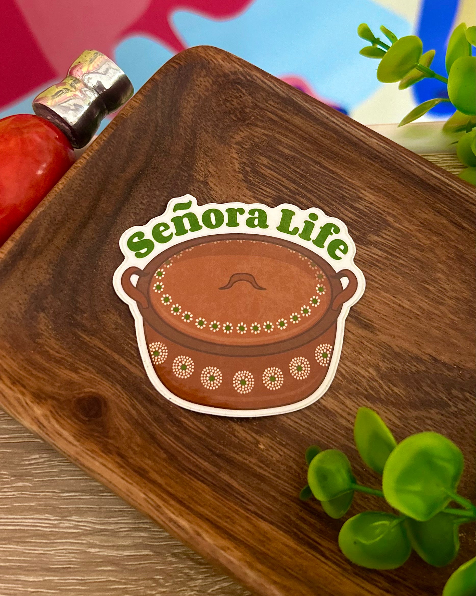Señora Life Spanish Vinyl Sticker