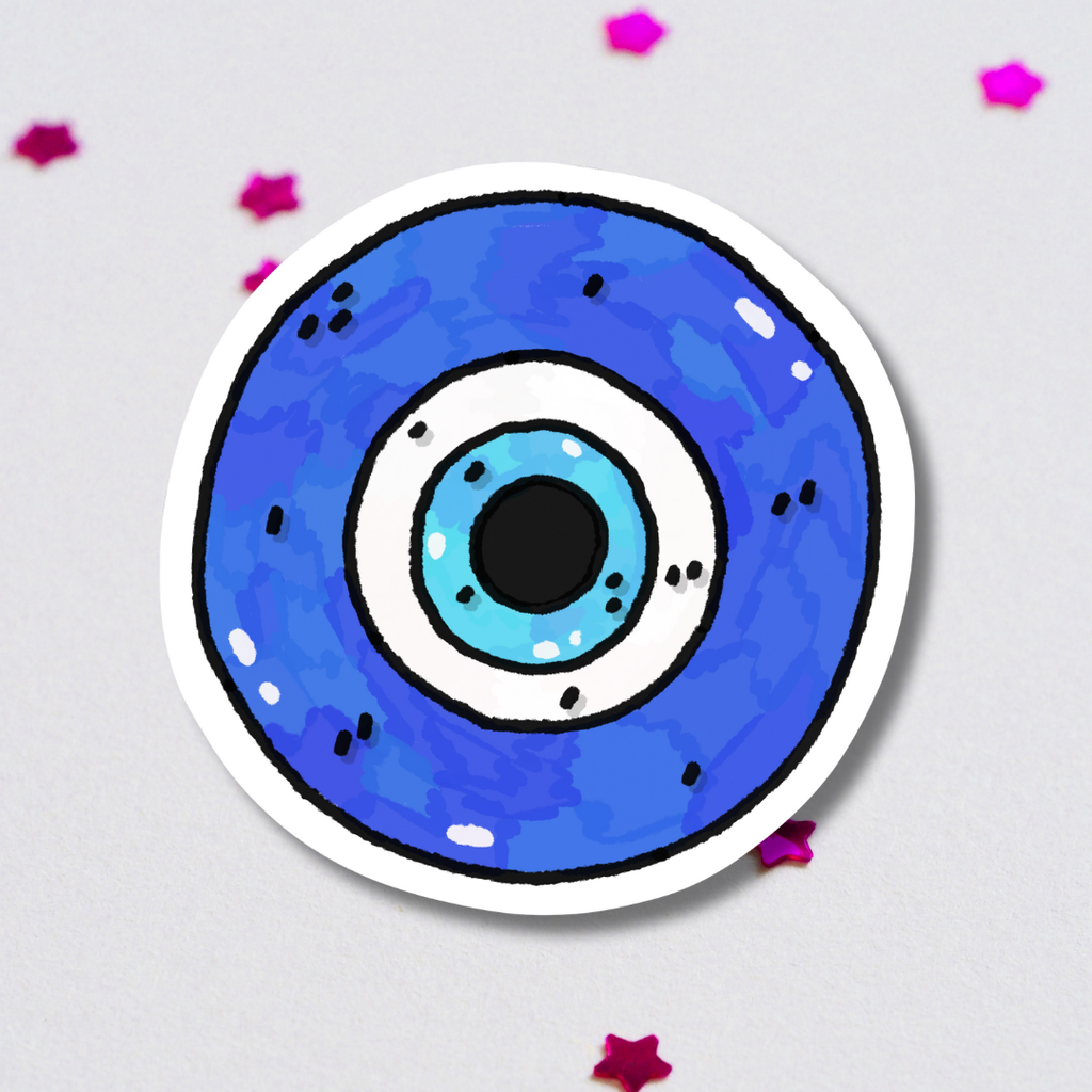 Evil Eye Vinyl Sticker