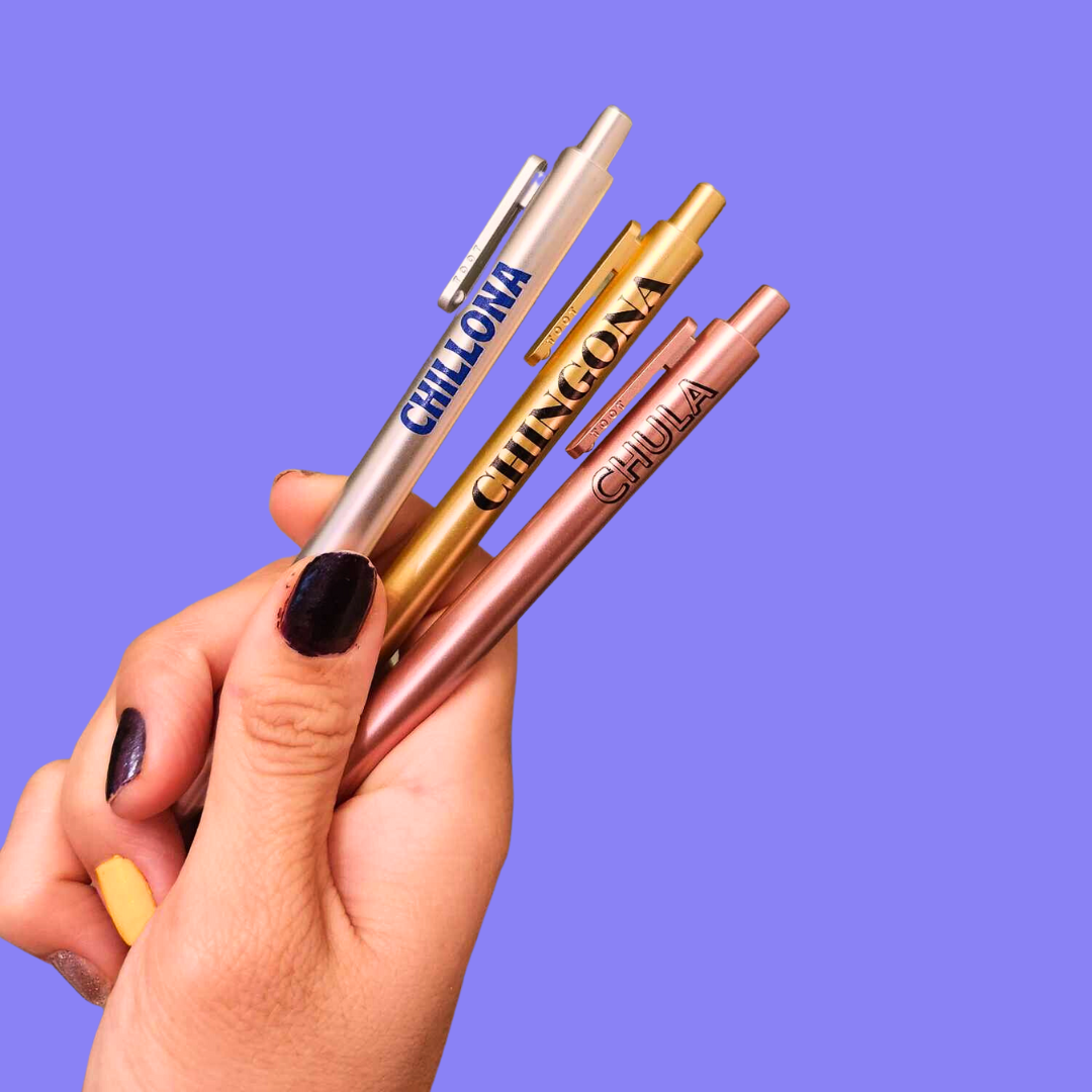 Chingona Black Ink Pen