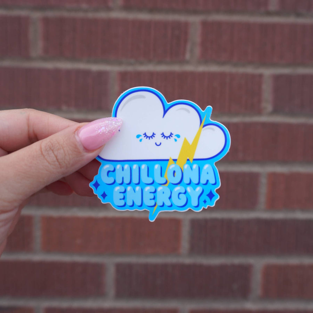 Chillona Energy Cloud Vinyl Sticker